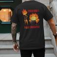 Disney And Pixar’s Elemental Proud Dad Of a Fiery Daughter Men's Back Print T-Shirt