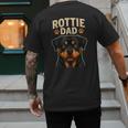 Dog Owner Dad Rottweiler Rottie Dad Men's Back Print T-Shirt Dog Owner Dad Rottweiler Rottie Dad Men's Back Print T-Shirt