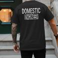 Domestic Engineer House Husband Stay At Home Dad Uniform Men's Back Print T-Shirt Domestic Engineer House Husband Stay At Home Dad Uniform Men's Back Print T-Shirt
