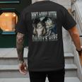 Don't Worry Kitten Daddy's Here Cool Alpha Wolf Meme Men's Back Print T-Shirt