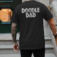 Doodle Dad Shirt Goldendoodle Dad Men's Back Print T-Shirt