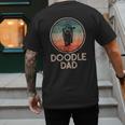 Doodle Dog Vintage Doodle Dad Small Men's Back Print T-Shirt
