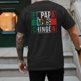 El Papa Mas Chingon Best Mexican Dad Men's Back Print T-Shirt