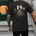 English Springer Spaniel Mountain Paw Dog Mom Dad Men's Back Print T-Shirt English Springer Spaniel Mountain Paw Dog Mom Dad Men's Back Print T-Shirt