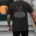 Every Snack You Make French Bulldog Mom And Frenchie Dad Men's Back Print T-Shirt