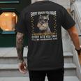 Every Snack You Make Miniature Schnauzer Dog Mom Dad Men's Back Print T-Shirt
