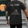 FA-Thor Fathers Day Tshirt Dad Father Men's Back Print T-Shirt