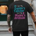 Family Tee I Got My Daddy's Temper And Mama's Attitude Men's Back Print T-Shirt Family Tee I Got My Daddy's Temper And Mama's Attitude Men's Back Print T-Shirt