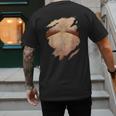 Fat Hairy Guy Big Stomach & Man Boobs Fat Dad BOD Men's Back Print T-Shirt Fat Hairy Guy Big Stomach & Man Boobs Fat Dad BOD Men's Back Print T-Shirt