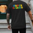 Fatherly Powers Unleashed Gamer Super Dad From Wife & Kids Men's Back Print T-Shirt Fatherly Powers Unleashed Gamer Super Dad From Wife & Kids Men's Back Print T-Shirt