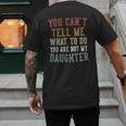 Father's Day Dad From Daughter Daddy Men's Back Print T-Shirt Father's Day Dad From Daughter Daddy Men's Back Print T-Shirt