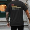 Fathers Day From Wife Son Kids Dad Grandpa Great Grandpa Men's Back Print T-Shirt Fathers Day From Wife Son Kids Dad Grandpa Great Grandpa Men's Back Print T-Shirt