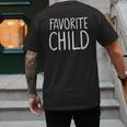 Favorite Child MomDad's Favorite Men's Back Print T-Shirt