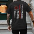 Firefighter Husband Father Fireman For Dad Men's Back Print T-Shirt Firefighter Husband Father Fireman For Dad Men's Back Print T-Shirt