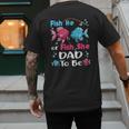 Fish He Or Fish She Gender Reveal Family Matching Dad Men's Back Print T-Shirt