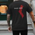God Of Boy Dad Video Game Tshirt Father's Day Edition Men's Back Print T-Shirt