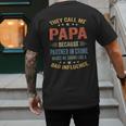 Grandpa Shirts Dad Partner In Crime Shirt Men's Back Print T-Shirt Grandpa Shirts Dad Partner In Crime Shirt Men's Back Print T-Shirt