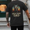 Great Dane Dad Vintage Men's Back Print T-Shirt
