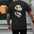 Great Pyrenees Pyr Minimalist Simple Dog Mom Dad Boys Girls Men's Back Print T-Shirt