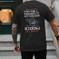 Homeschool Dad Kissing The Teacher Homeschool Dad Men Women Kids Men's Back Print T-Shirt