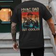HVAC Dad HVAC Technician Mechanic Repairman Men's Back Print T-Shirt