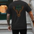 IAM The Meister Jaegermeister Dad Mom Deer Men's Back Print T-Shirt