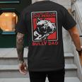 I'm A Bully Dad Dog Owner American Bully Men's Back Print T-Shirt
