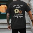 I'm Going To Be a Daddy Again Pregnancy Announcement Quote Men's Back Print T-Shirt