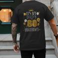 It's My Dad's 80th Birthday Happy Birthday 80 Years Old Men's Back Print T-Shirt