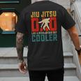 Jiu Jitsu Dad Like A Regular Dad But Cooler Dad Father Men's Back Print T-Shirt