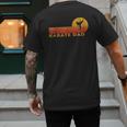 Karate Dad Martial Arts Retro Men's Back Print T-Shirt