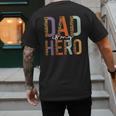 Kids Fathers Day Shirt For Son Daughter My Dad Is My Hero Men's Back Print T-Shirt Kids Fathers Day Shirt For Son Daughter My Dad Is My Hero Men's Back Print T-Shirt