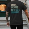Take Kids To Sports Dad Sports Father Sport Dad Men's Back Print T-Shirt