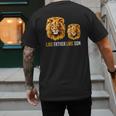 Lion Dad Like Father Like Son Lions Lovers Fathers Day Men's Back Print T-Shirt