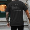 Lustige Groeltern Opa Grumpy Dad Short Sleeve Graphic T-Shirt Small Men's Back Print T-Shirt