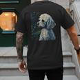 Maltipoo Starry Night Van Gogh Maltipoo Mom Dad Owner Men's Back Print T-Shirt