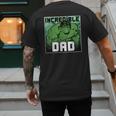 Marvel Comics Avengers Father's Day Hulk Incredible Dad Men's Back Print T-Shirt