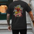Marvel Iron Man Invincible Dad Father's Day Comic Retro Men's Back Print T-Shirt