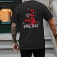 Marvel Super Heroes Pets Deadpool Loves Dogpool Dog Dad Men's Back Print T-Shirt