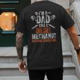 For Men Father's Day Halloween Diesel Mechanic Dad Men's Back Print T-Shirt