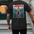 Merle Great Dane Jowls Paws Top Blue Eye Brown Dog Mom Dad For Men Women Girls Kids Men's Back Print T-Shirt