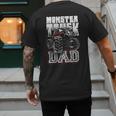 Monster Truck Dad Tshirt Men's Back Print T-Shirt