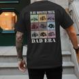 In My Monster Trucks Dad Era Men's Back Print T-Shirt In My Monster Trucks Dad Era Men's Back Print T-Shirt