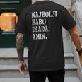 Najbolji Babo Ikad Bosnian Dad Men's Back Print T-Shirt