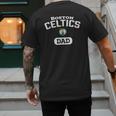 NBA Boston Celtics Dad Arched Team Logo Men's Back Print T-Shirt NBA Boston Celtics Dad Arched Team Logo Men's Back Print T-Shirt