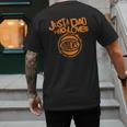 NBA New York Knicks Father's Day Just A Dad Who Loves Men's Back Print T-Shirt NBA New York Knicks Father's Day Just A Dad Who Loves Men's Back Print T-Shirt