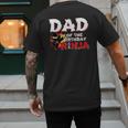Ninja Birthday Party Dad Of The Birthday Ninja Small Men's Back Print T-Shirt