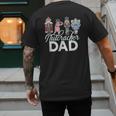 NUTCRACKER DAD Fun Christmas Ballet Parent Meme Men's Back Print T-Shirt