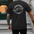 Official Member Cool Bonus Dads Club Dad Father's Day Men's Back Print T-Shirt