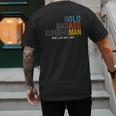 Old Man Saying Bold Badass Superhuman Gag Birthday Dad Men's Back Print T-Shirt Old Man Saying Bold Badass Superhuman Gag Birthday Dad Men's Back Print T-Shirt